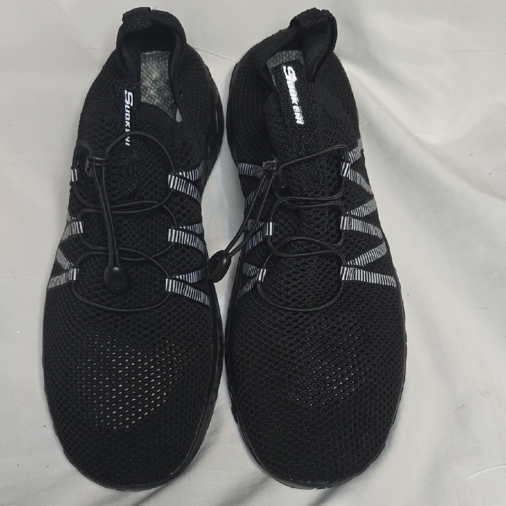 Suokeni Black Mesh Slip On Water Shoes Sz. 11 (Eu 45)